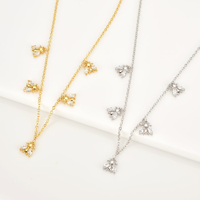 Winter Bee Earrings and Ring Collection