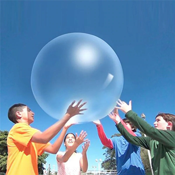 Kids Bubble Ball Balloon Indoor Outdoor Inflatable Ball Games Toys Soft Air Water Filled Bubble Ball Blow Up Balloon Toy