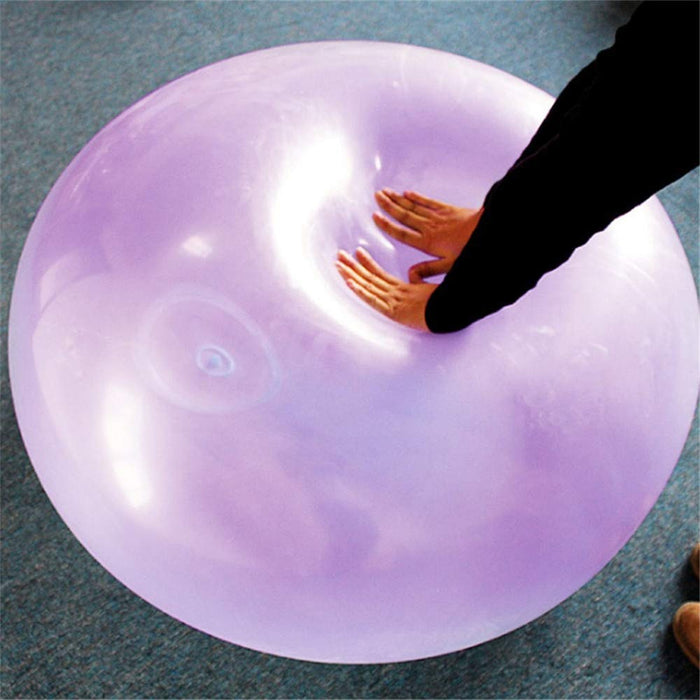 Kids Bubble Ball Balloon Indoor Outdoor Inflatable Ball Games Toys Soft Air Water Filled Bubble Ball Blow Up Balloon Toy